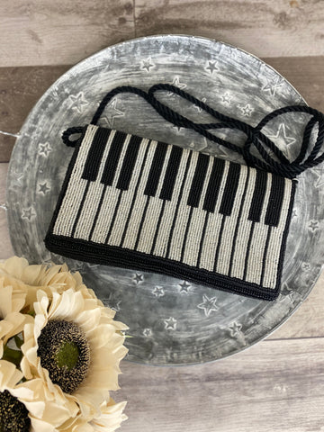Vintage Designer Purse - Piano Keys