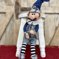 Elf Doll with Blue Hat