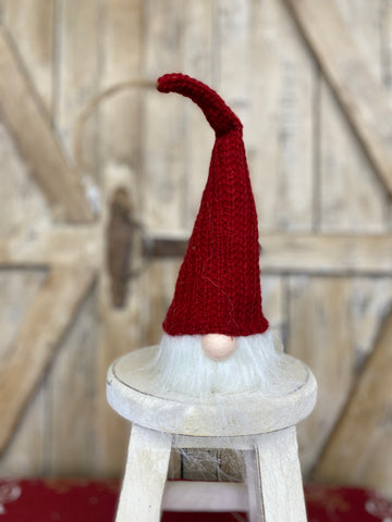 Red Knit Hat Gnome Doorknob Hanger/Ornament