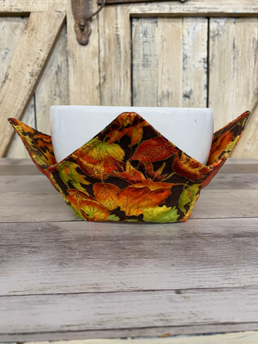 Autumn Leaves Bowl Cozy