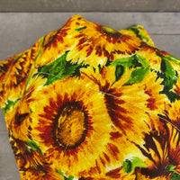 Sunflower with Green Leaves Bowl Cozy