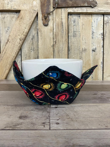 Christmas Lights Bowl Cozy