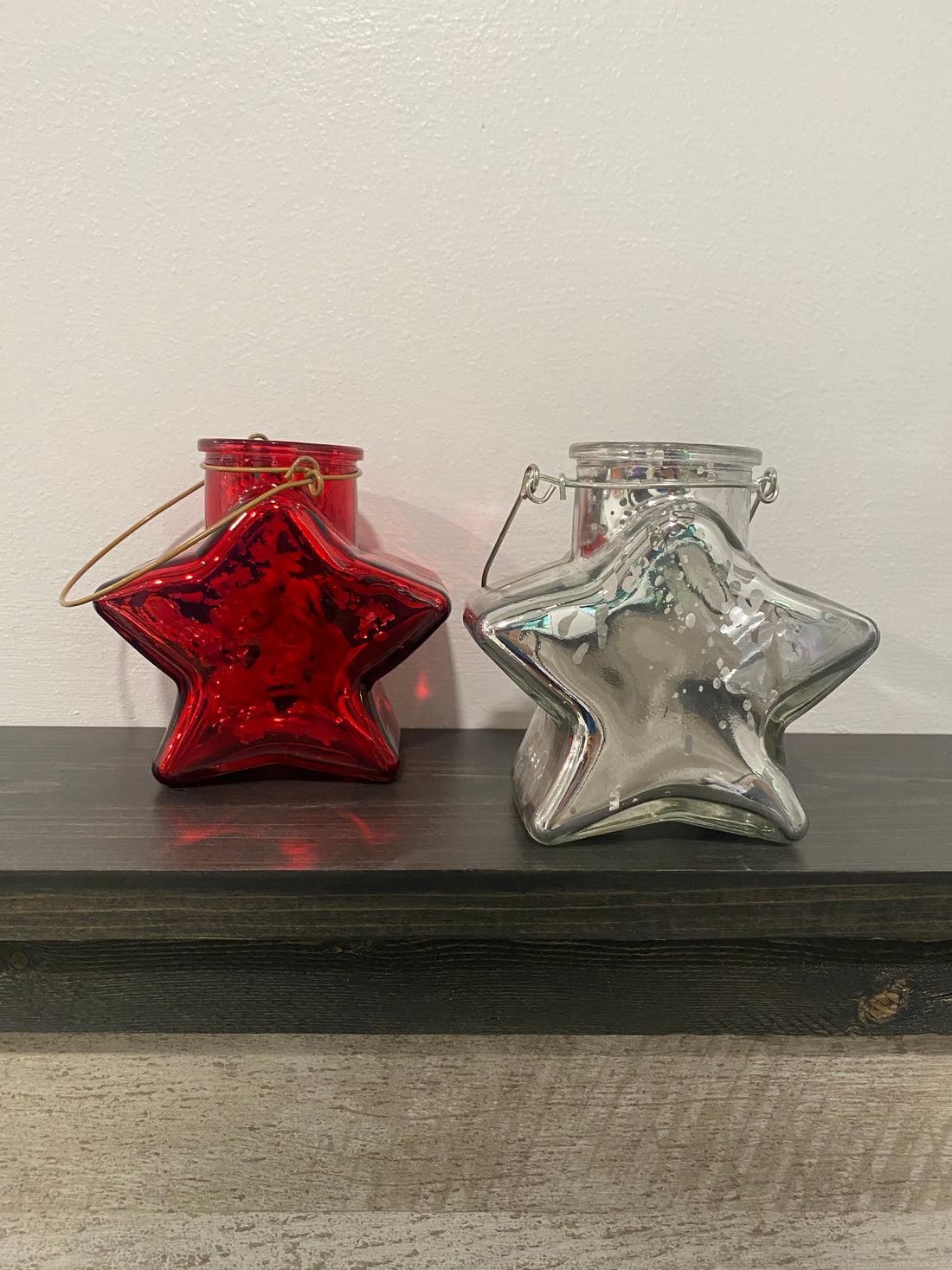 Glass Star Vase/Votive Holders