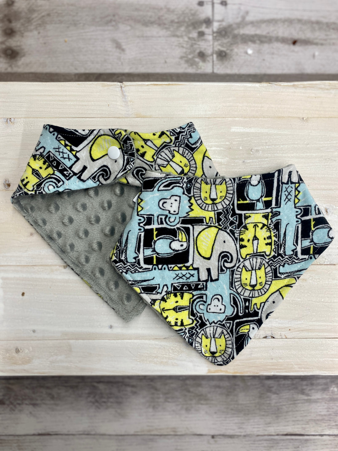 Safari Animals Baby Bib Bandana