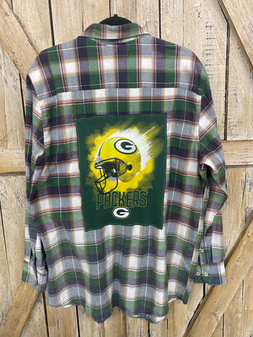 Repurposed Flannel - GB Packers