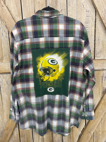 Repurposed Flannel - GB Packers