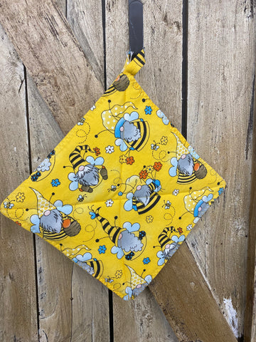 Bee Gnomes Hot Pad