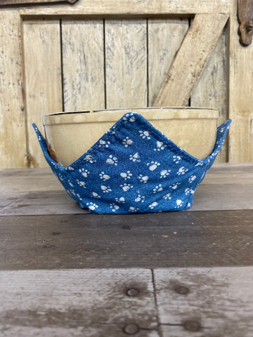Paw Prints Bowl Cozy