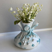 Vintage Candrea Handpainted Floral Vase