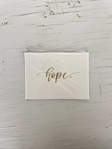 Hope Calligraphy Card