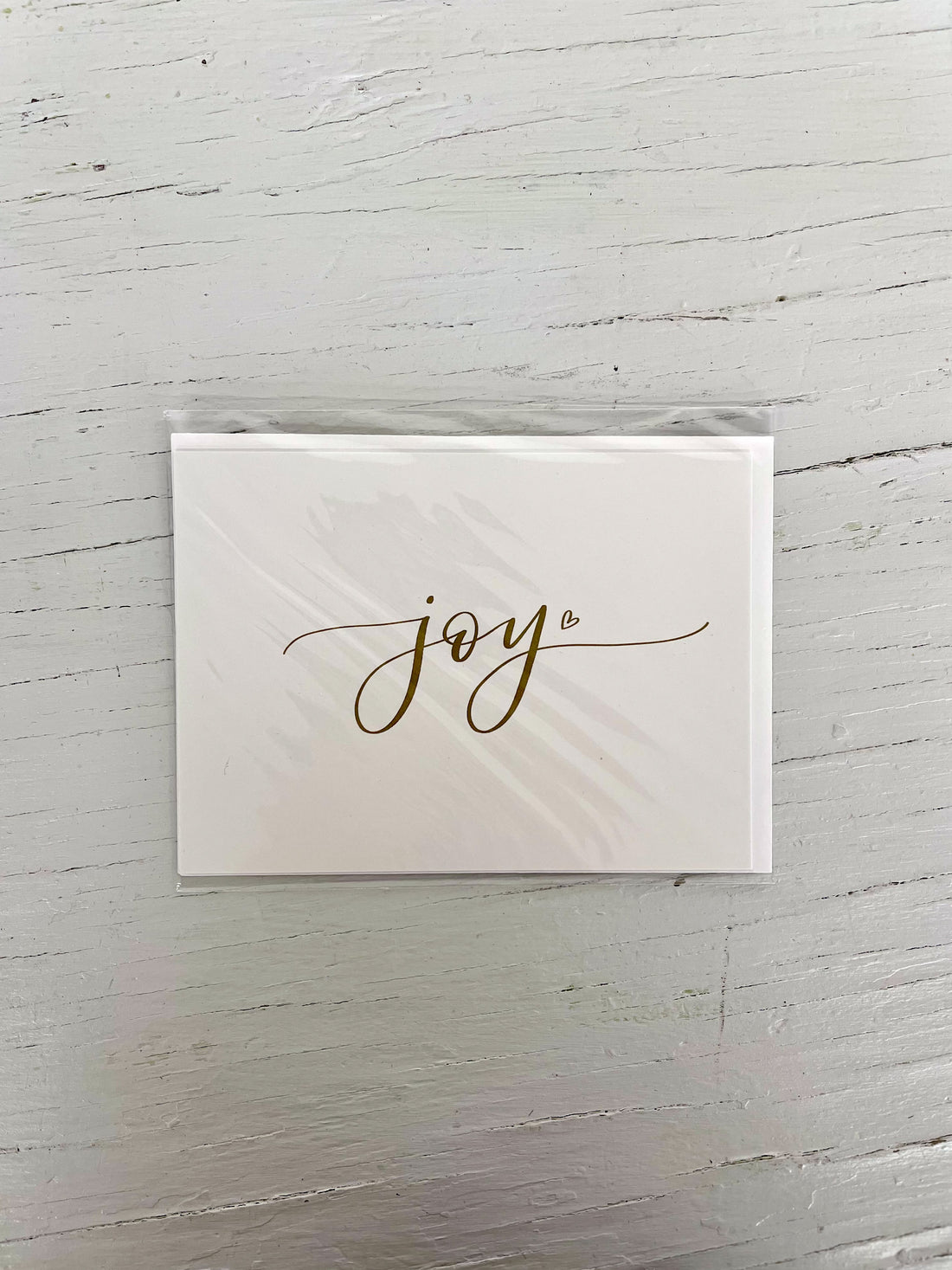 Joy Calligraphy Card