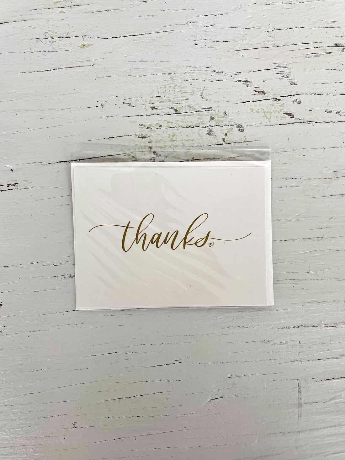Thanks Calligraphy Card