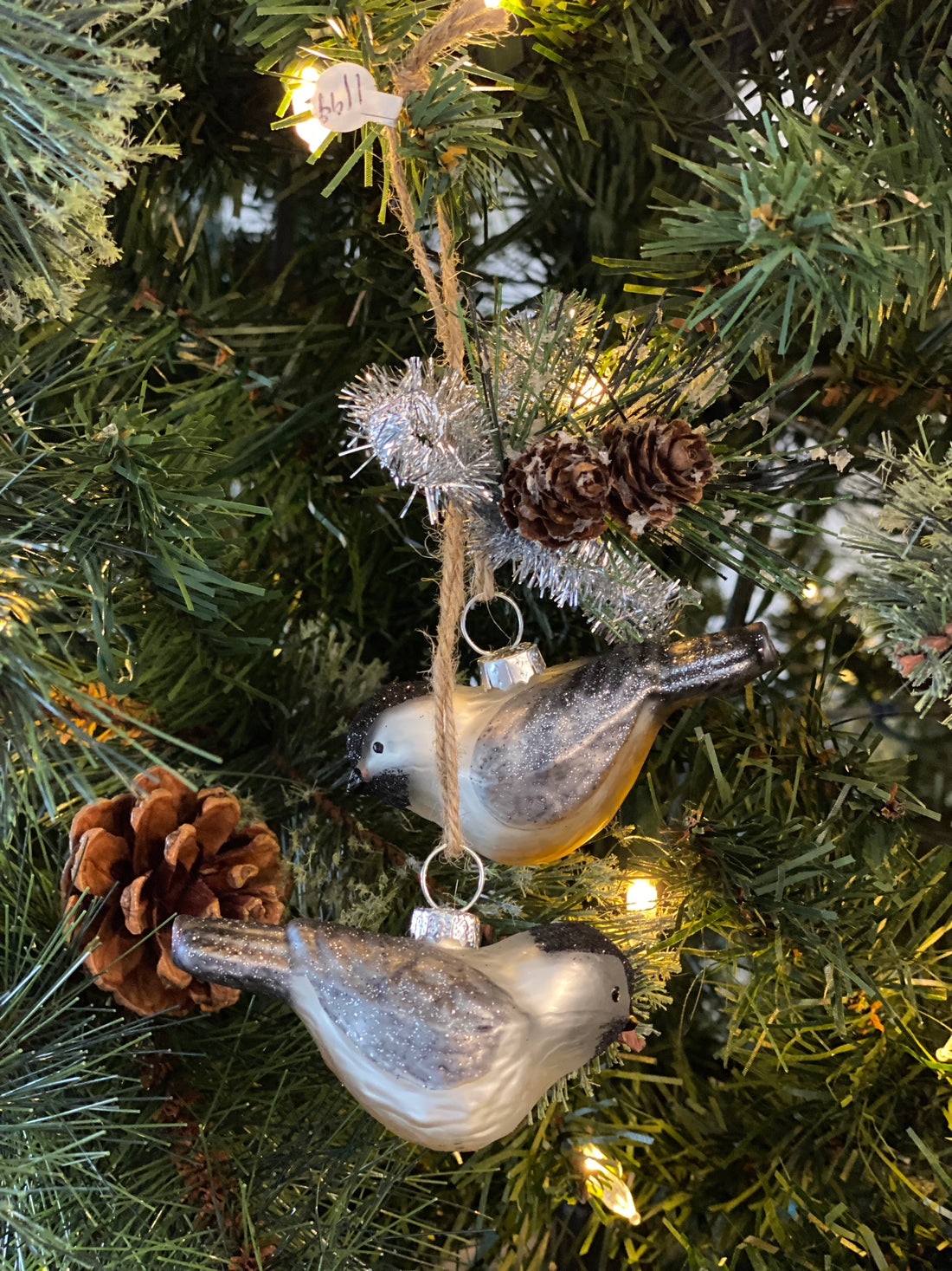 Dangle Snowbirds Ornament