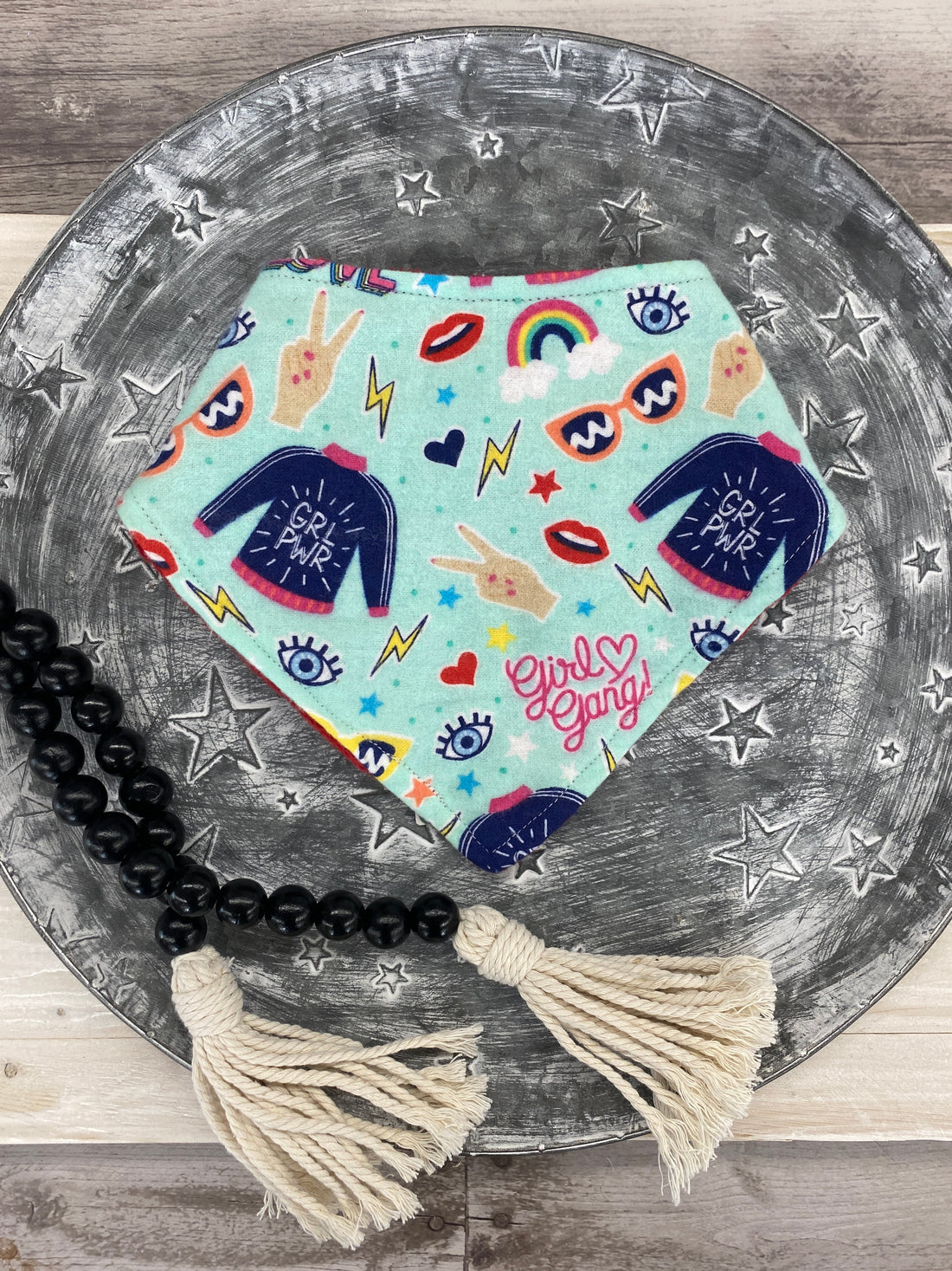 Girl Power Baby Bib Bandana