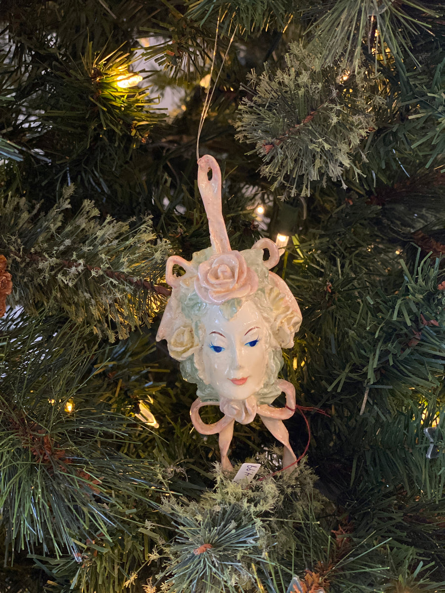 Vintage Woman in a Bonnet Ornament