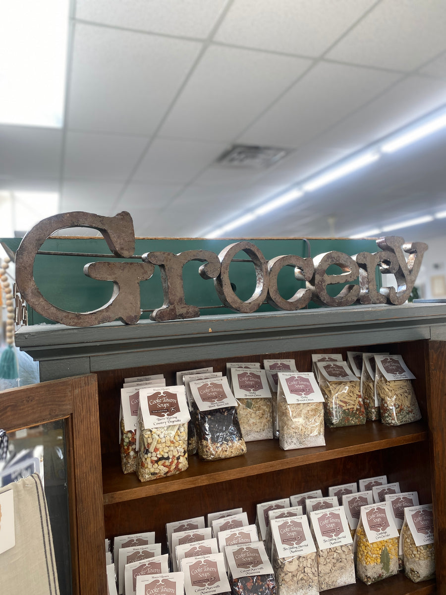 Metal Grocery Sign