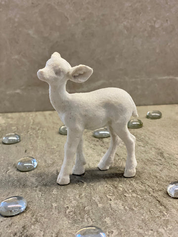 White Glittery Ewe/Sheep