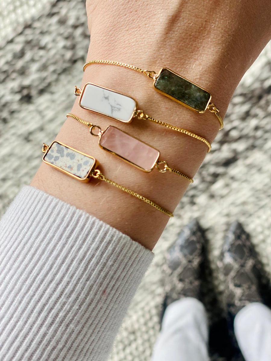 Slider Bracelet - Choose Gem