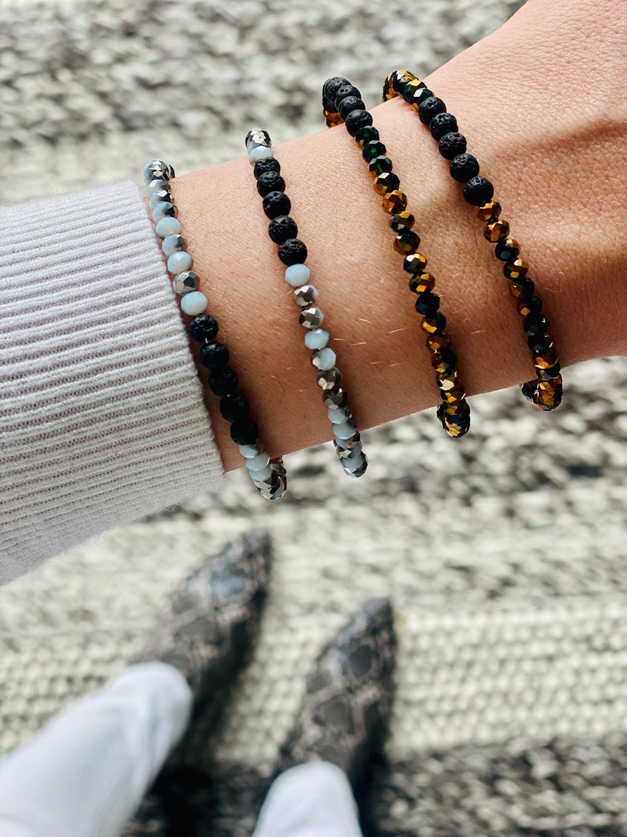 Lava Diffuser Stackable Bracelet
