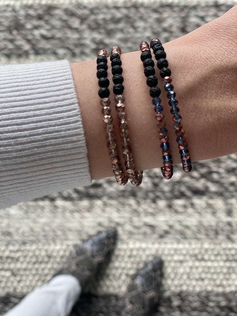 Lava Diffuser Stackable Bracelet