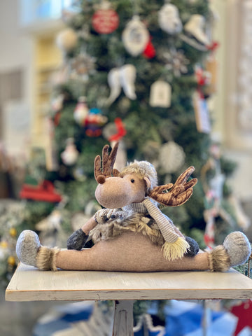 Sitting Splits Plush Moose