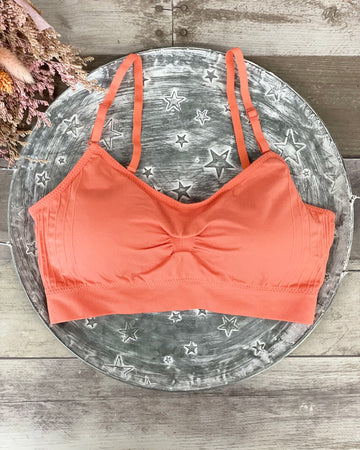 Coobie Scoopneck Cami Bra - Tiger Lily