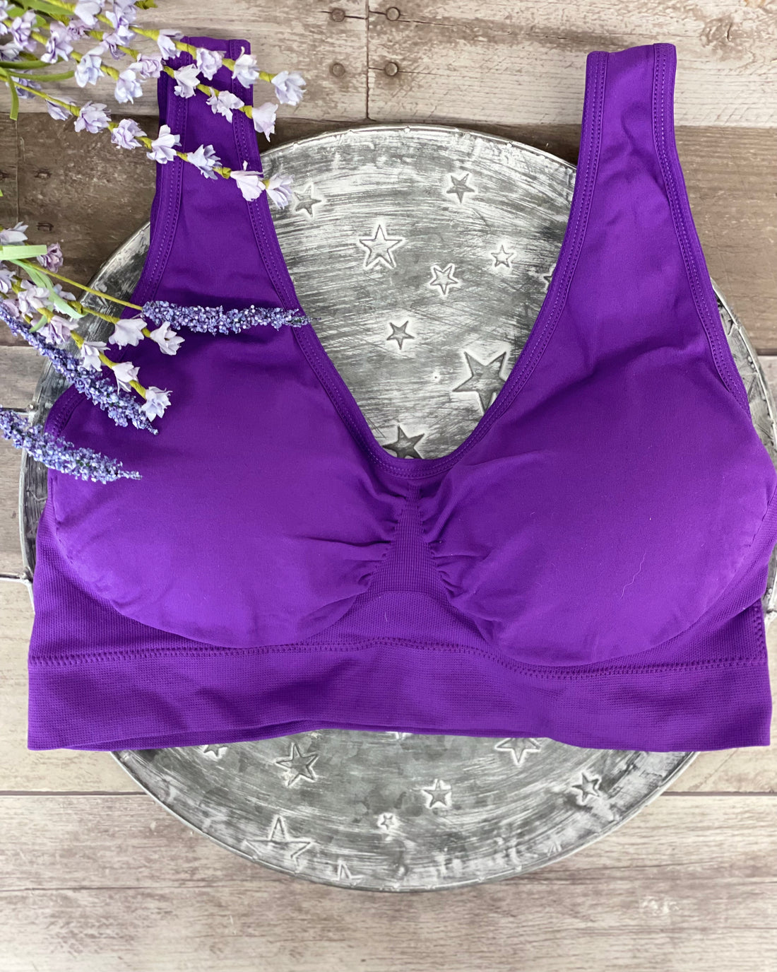 Coobie Seamless Comfort Bra - Purple