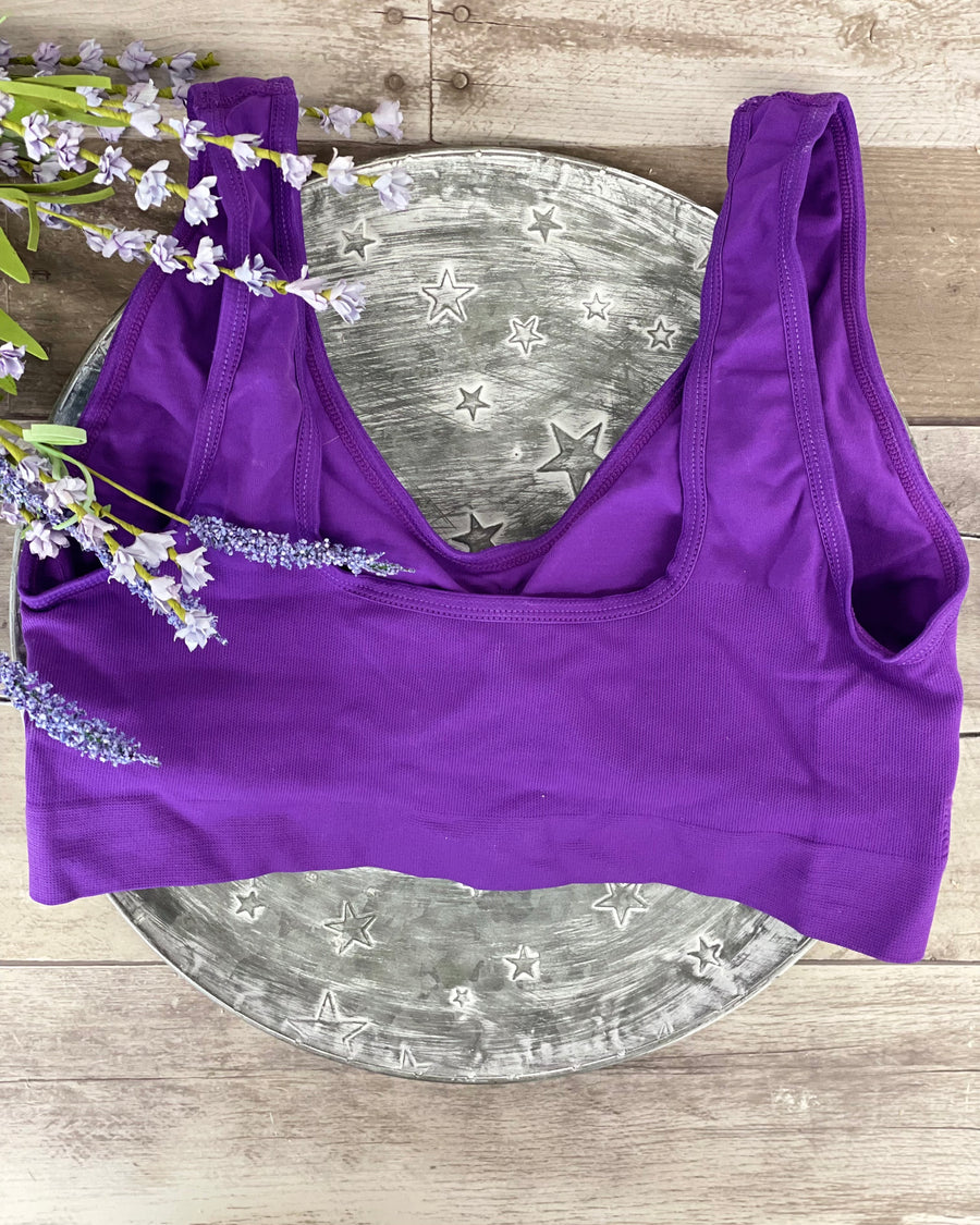 Coobie Seamless Comfort Bra - Purple