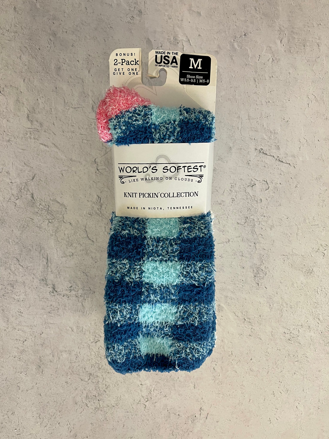 Knit Pickin' Collection - 2 Pack - Angel Plaid/Holiday Owl