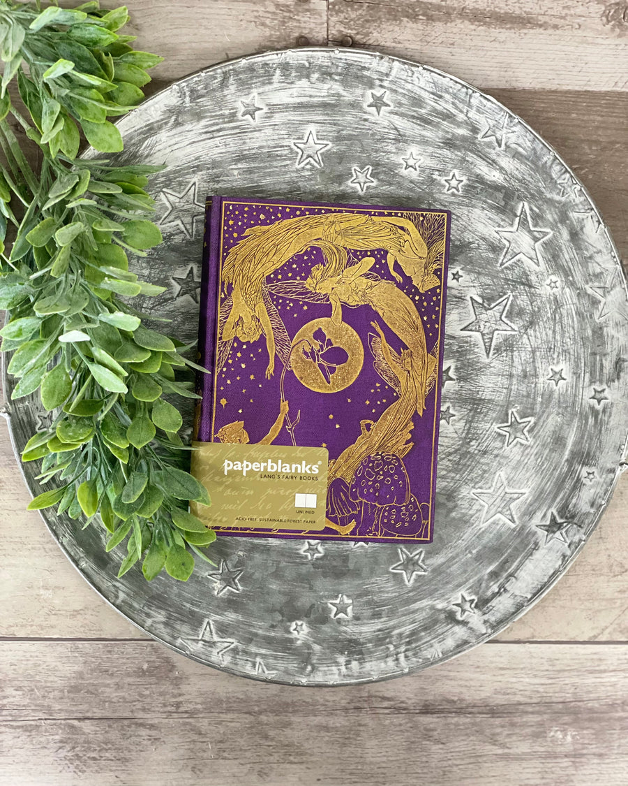 Hardcover Unlined Notebook - Violet Fairy (5"x 7")