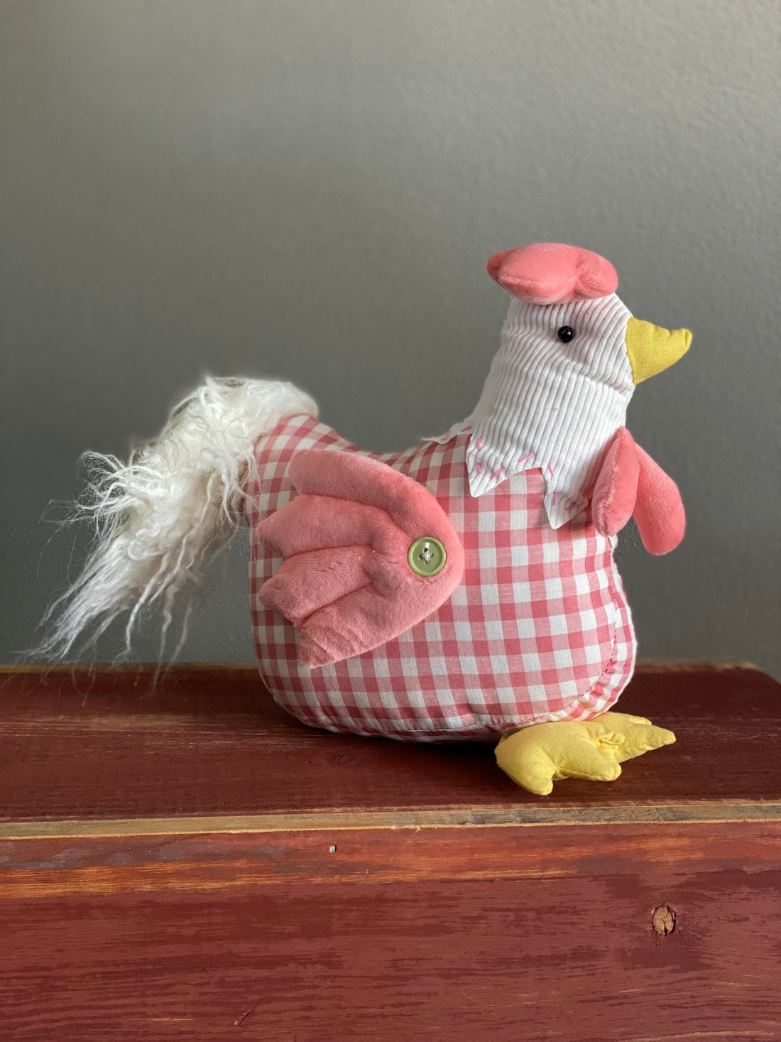 Fabric Sitting Chicken