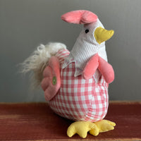 Fabric Sitting Chicken