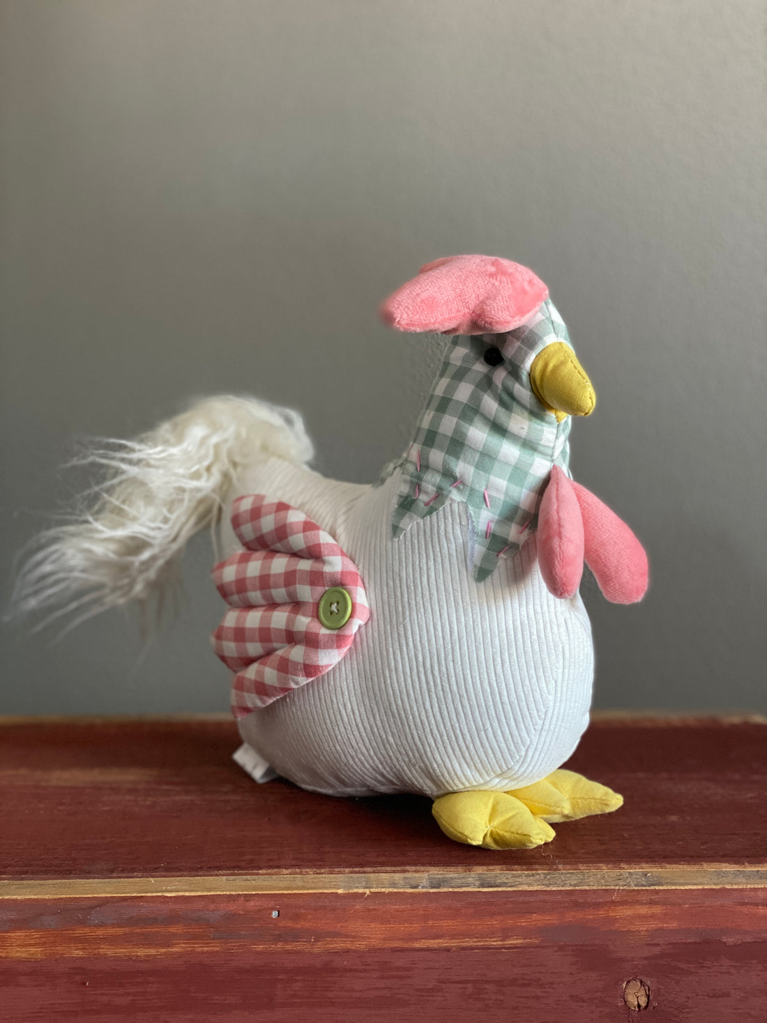 Fabric Sitting Chicken