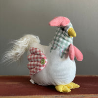 Fabric Sitting Chicken