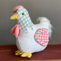 Fabric Sitting Chicken