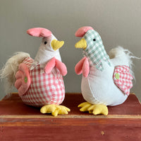 Fabric Sitting Chicken
