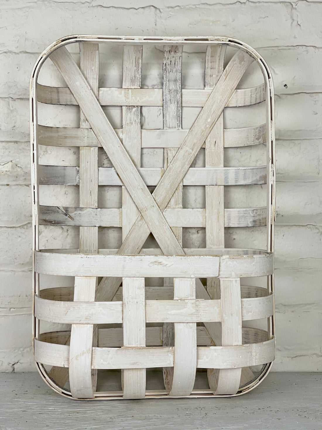 White Tobacco Basket