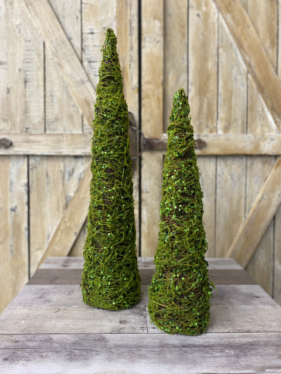Artificial Moss Topiary Cone