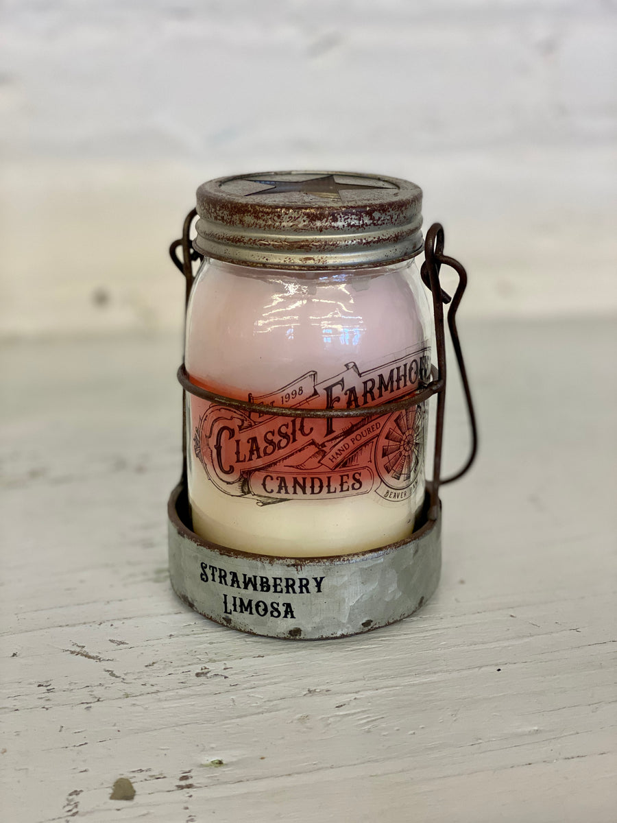 Classic Farmhouse Star Candle - Strawberry Limosa