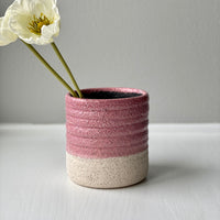 Pink Vase Shelf Decor