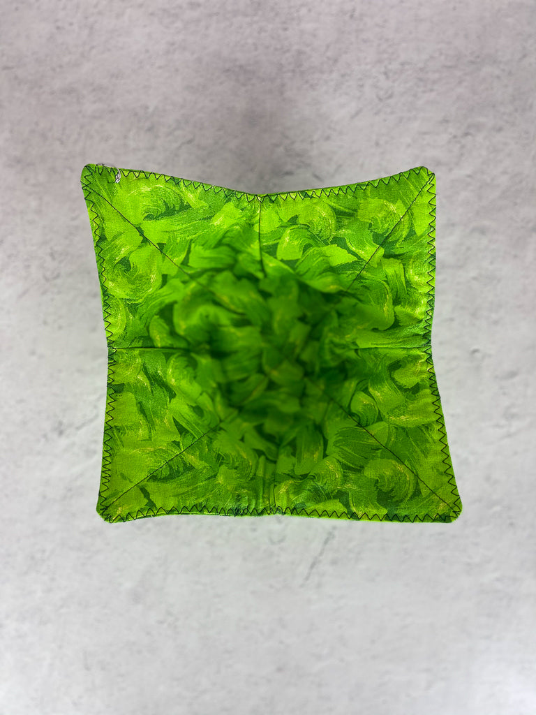 Painted Green Bowl Cozy