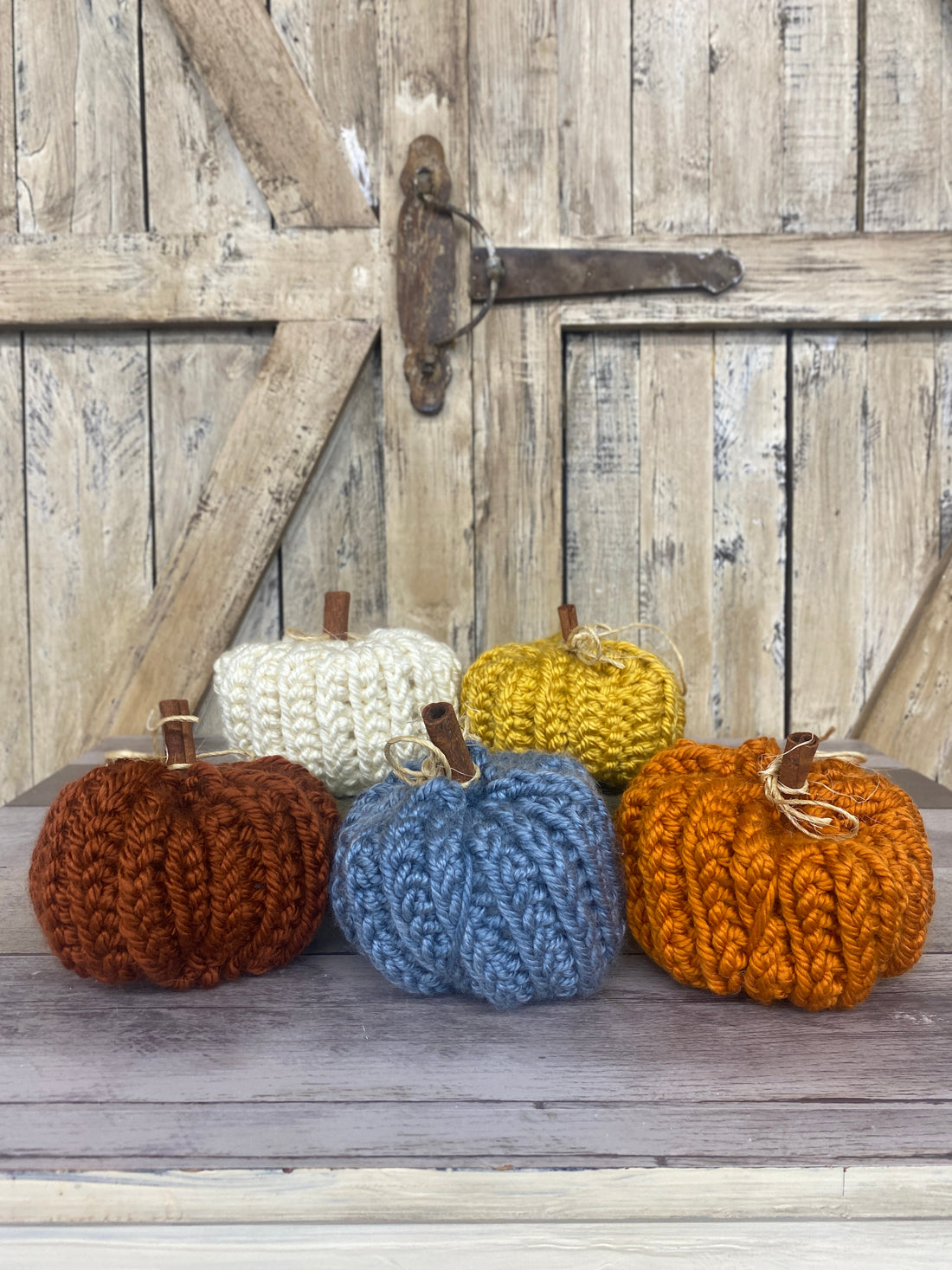 Handmade Crochet Pumpkins - Small