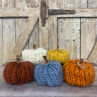 Handmade Crochet Pumpkins - Small