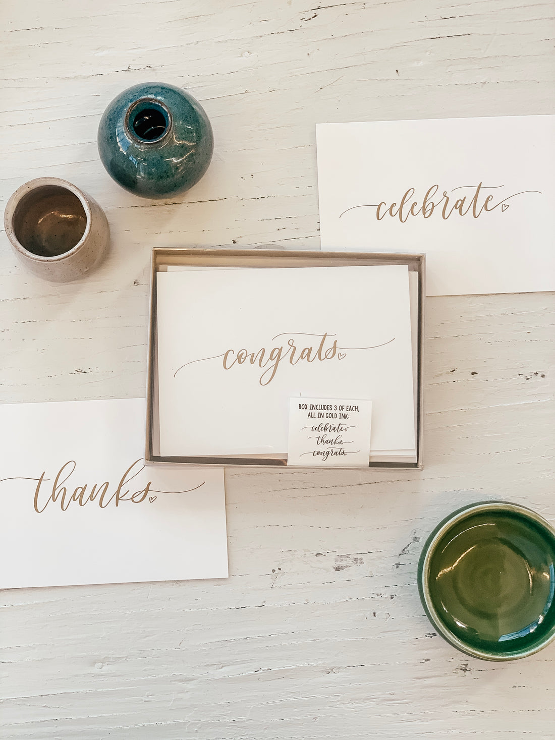 Thanks/Congrats/Celebrate Greeting Card Box