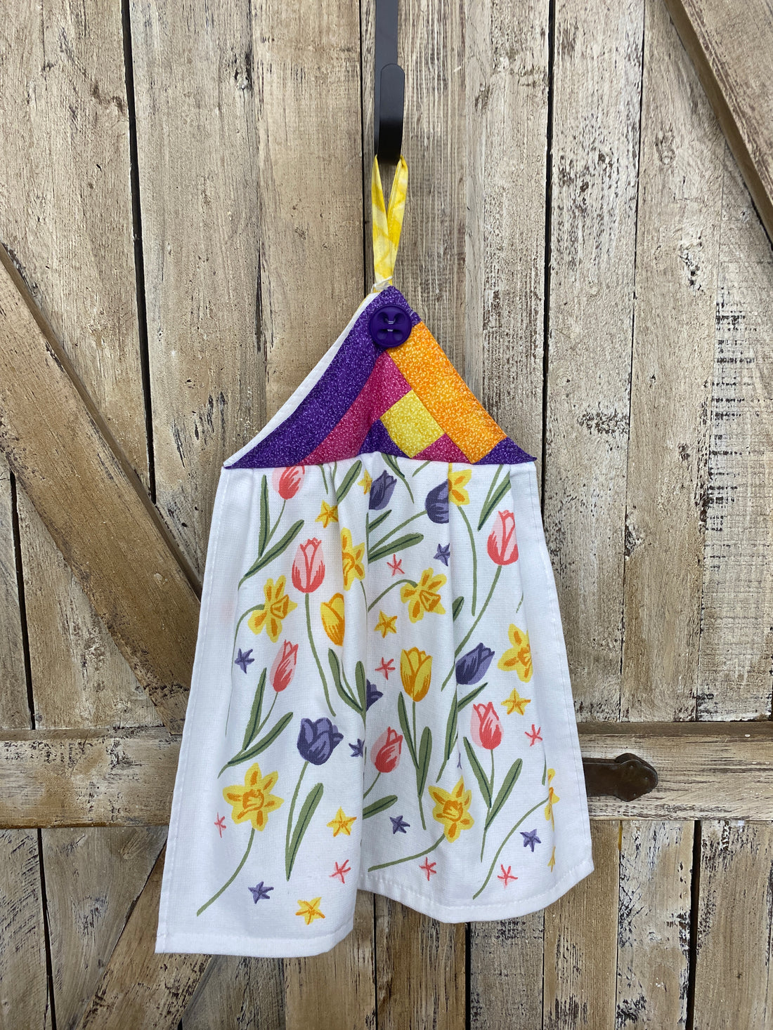 Spring Tulips Kitchen Towel