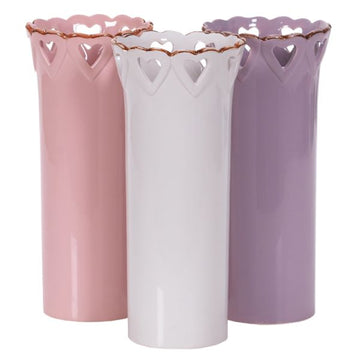 Tall Heart Vase