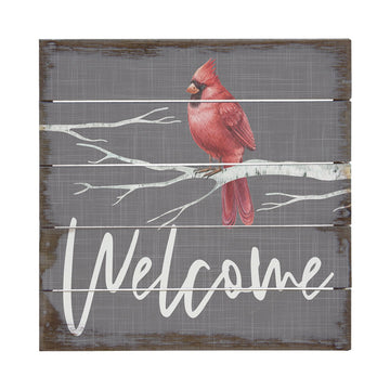 Welcome Cardinal Sign