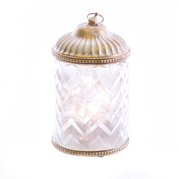 Chevron Lamp with Timer