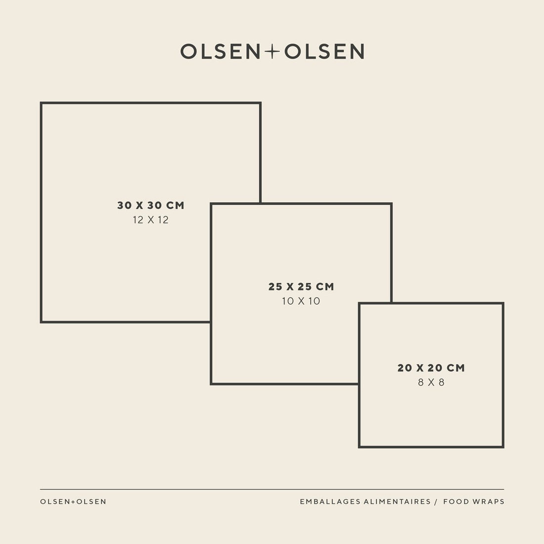 Olsen+Olsen Beeswax Food Wraps
