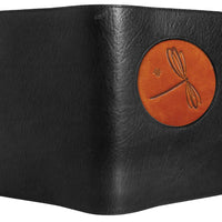 Oberon Design Leather Refillable Journal - Dragonfly